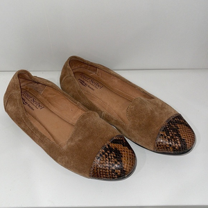 JOSEF SEIBEL - Pippa‎ Tan Suede Flats. Leather size 39